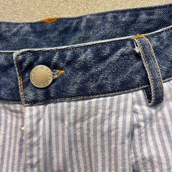 Alexander Wang Wang Sport Striped Wide-Leg Pants Size small XS - Picture 6 of 8